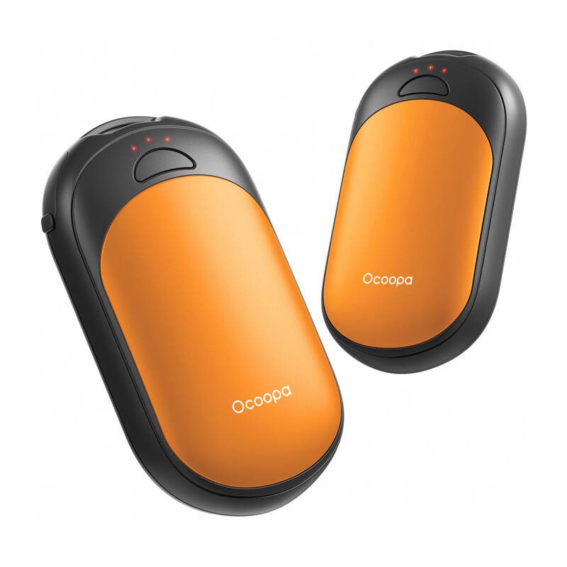 Ocoopa UT3 Lite 2x2500 mAh hand warmer, USB-C, black and orange - Image 2