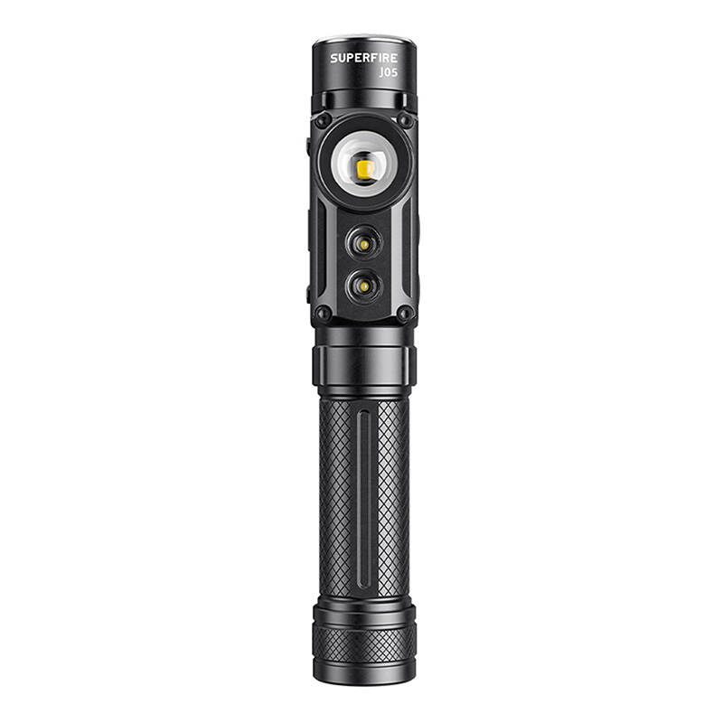 Superfire J05 flashlight, 380+450 lm, 4 modes