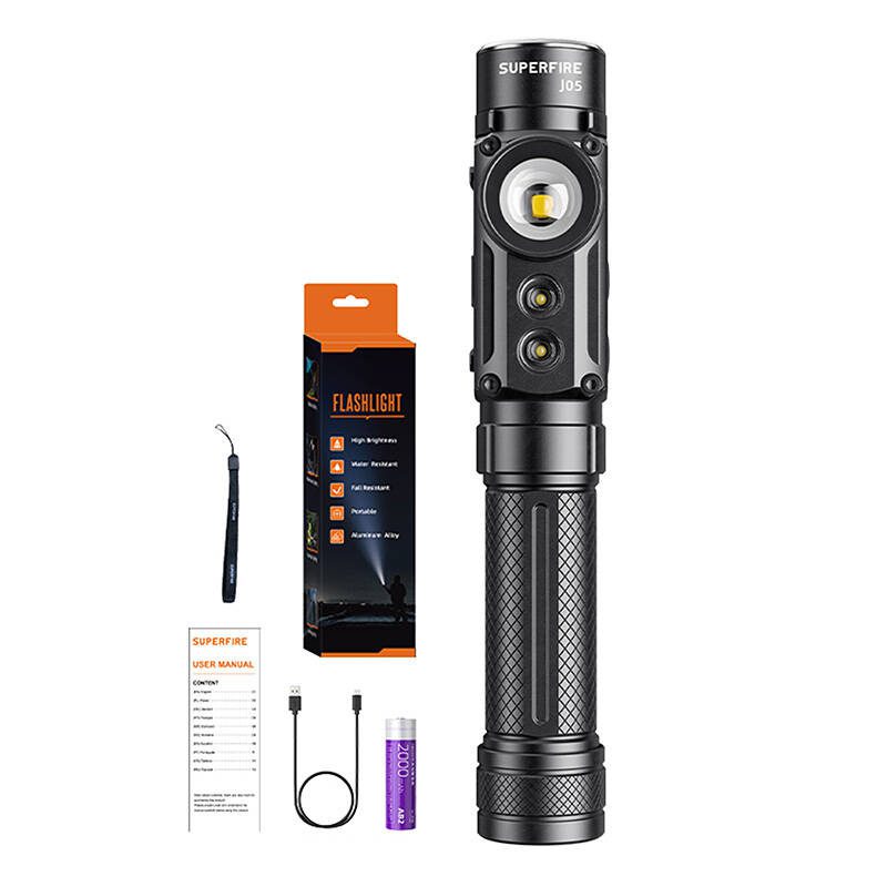 Superfire J05 flashlight, 380+450 lm, 4 modes - Image 5