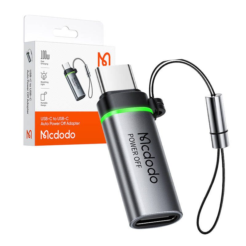 Adapter USB-C do USB-C Mcdodo OT-2450, auto power off - Image 4