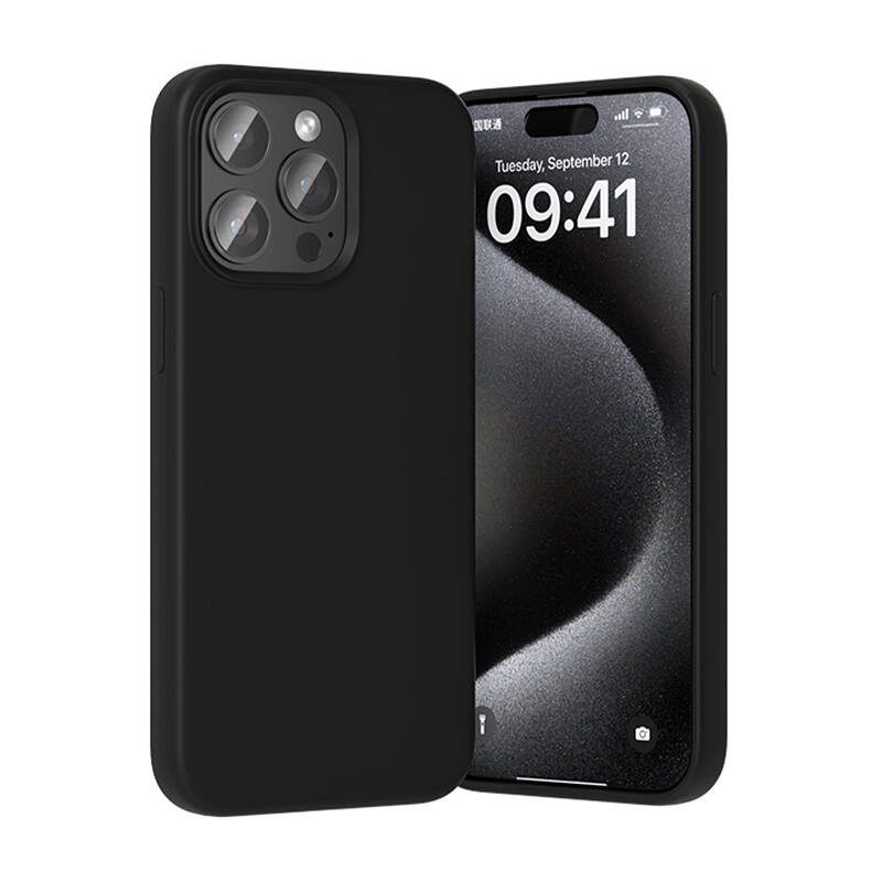 Vention KUFB0-30 Silicone Case for iPhone 15 Pro (black) - Image 2