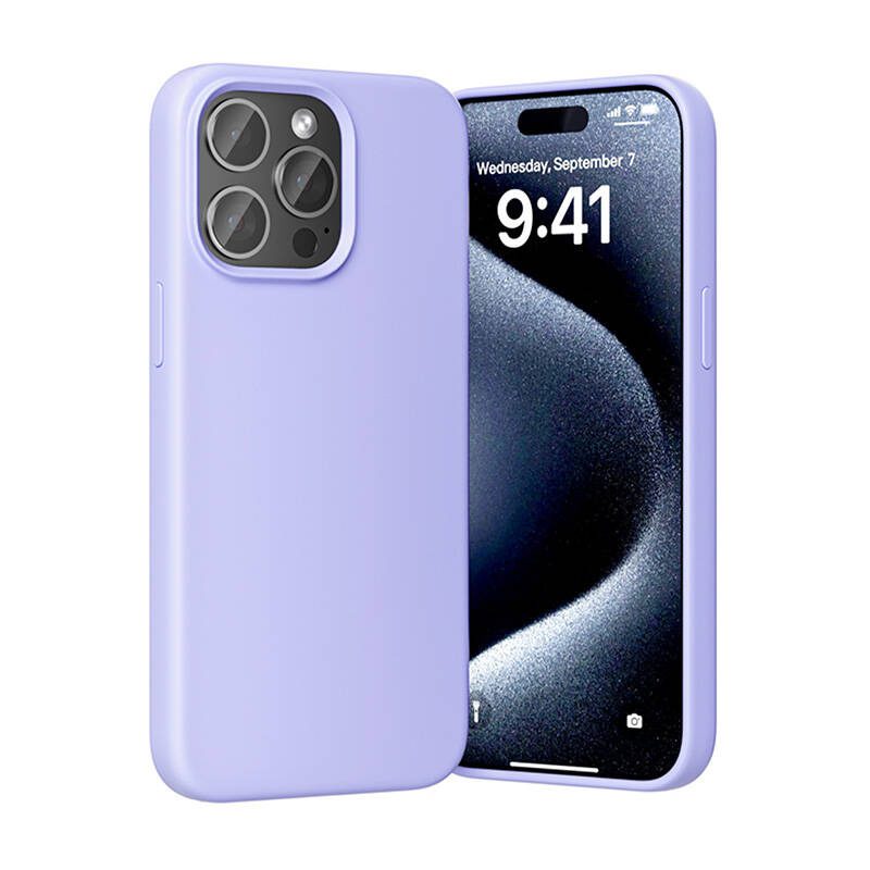 Vention KUFV0-30 Silicone Case for iPhone 15 Pro (purple) - Image 3