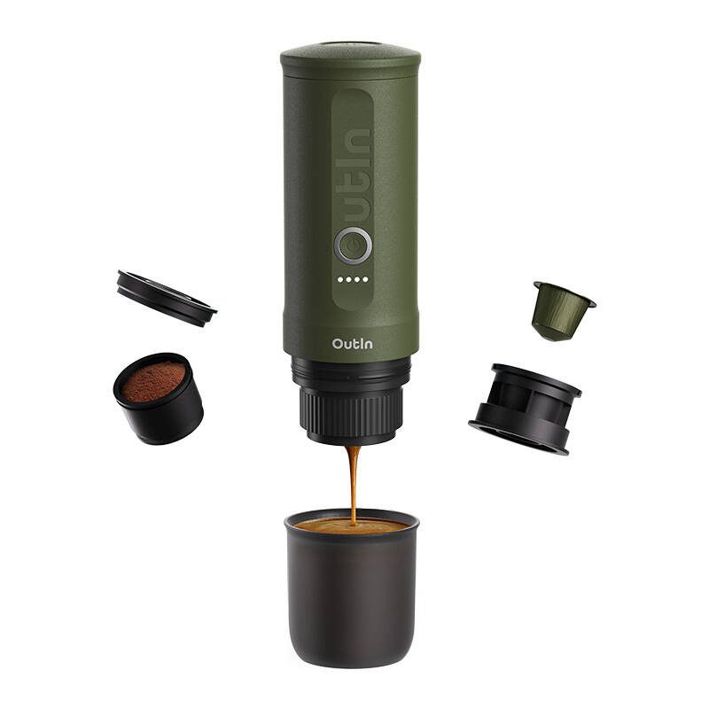 Outin Nano 7500mAh Portable Coffee Maker (Green) - Image 2