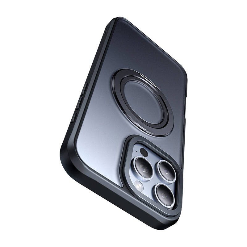 McDodo PC-4933 MagSafe case for iPhone 16 Pro Max with stand (black) - Image 4