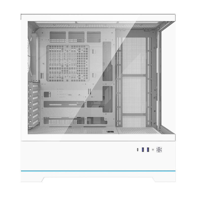 Darkflash DY451 computer case without fans (white) - Image 4
