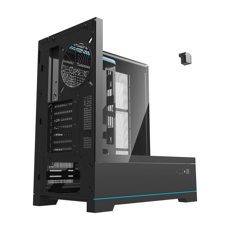 Darkflash DY450 computer case without fans (black) - Image 2