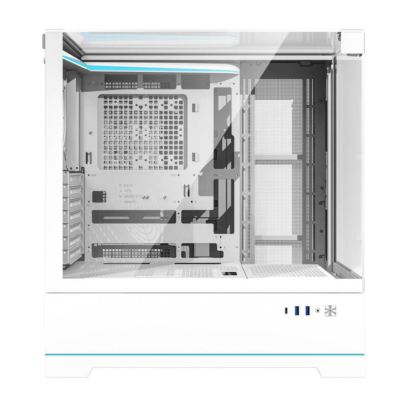 Darkflash DY450 computer case without fans (white) - Image 2