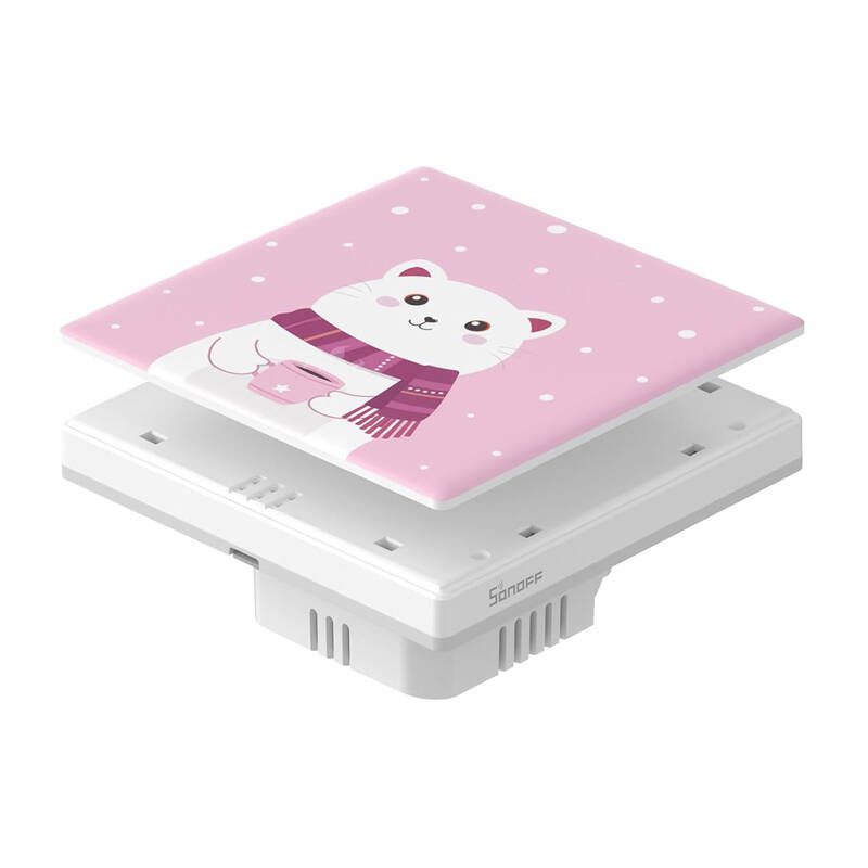 Decorative cover / cap for T5 SONOFF Cartoon 1C touch switch - Image 4