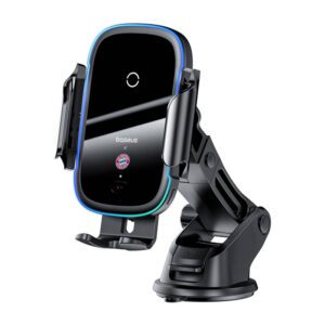 Baseus car holder with 15W charger (black) Bayern edition