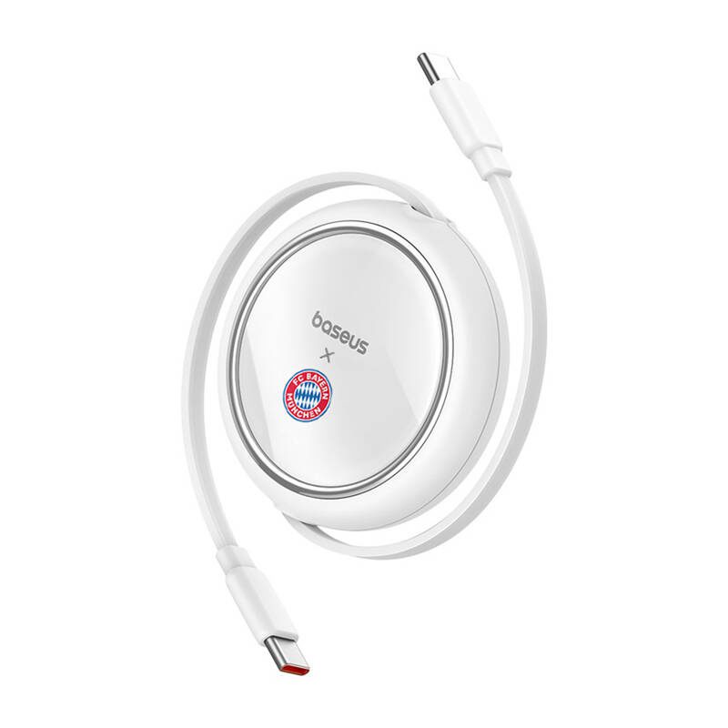 Baseus USB-C to USB-C 100W Charging Cable (White) Bayern Edition - Image 3