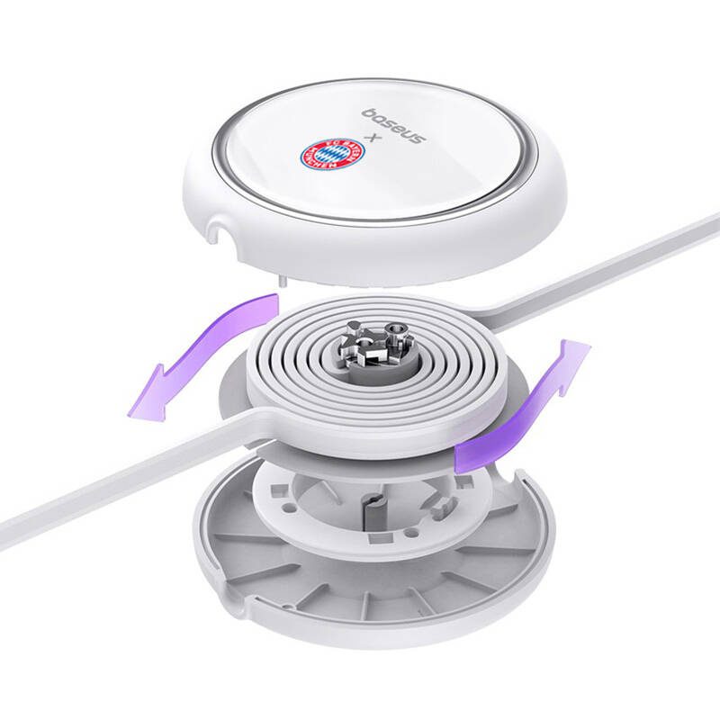 Baseus USB-C to USB-C 100W Charging Cable (White) Bayern Edition - Image 5