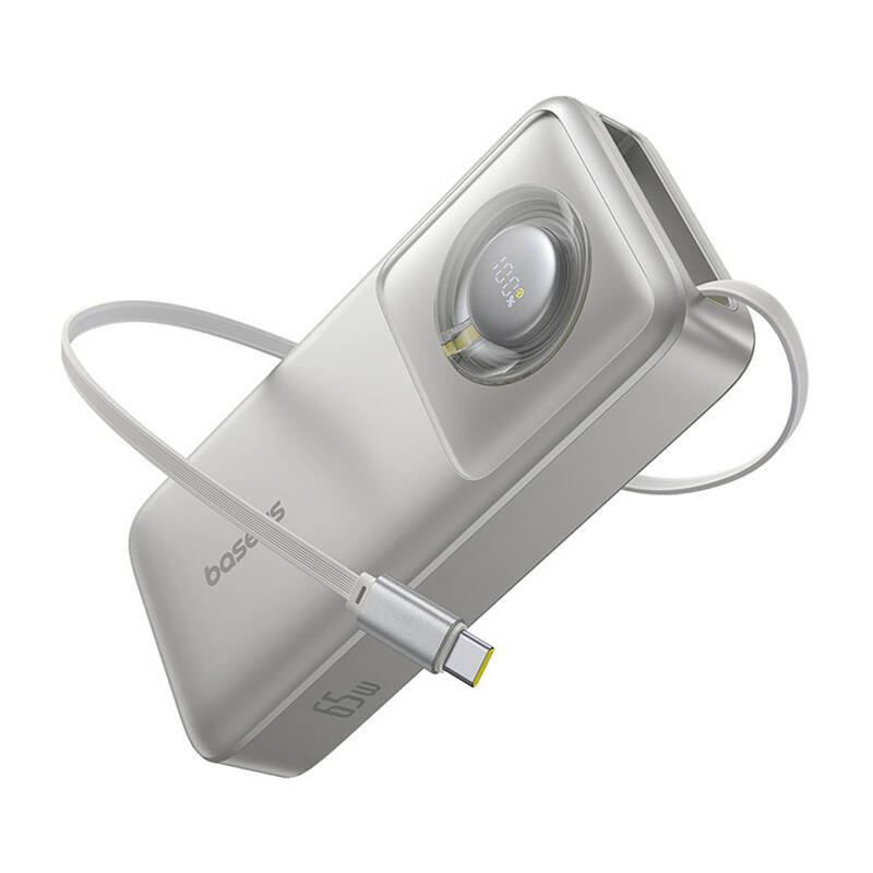 Powerbank Baseus OS Free2Pull 20000mAh 65W + cable (szary) - Image 3