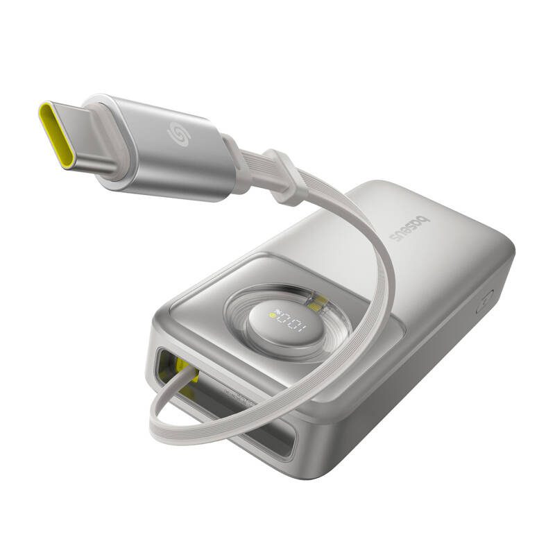 Powerbank Baseus OS Free2Pull 20000mAh 65W + cable (szary) - Image 2