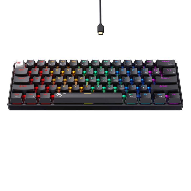 Havit KB903L wired mechanical / gaming RGB keyboard (black) (QWERTY) - Image 2