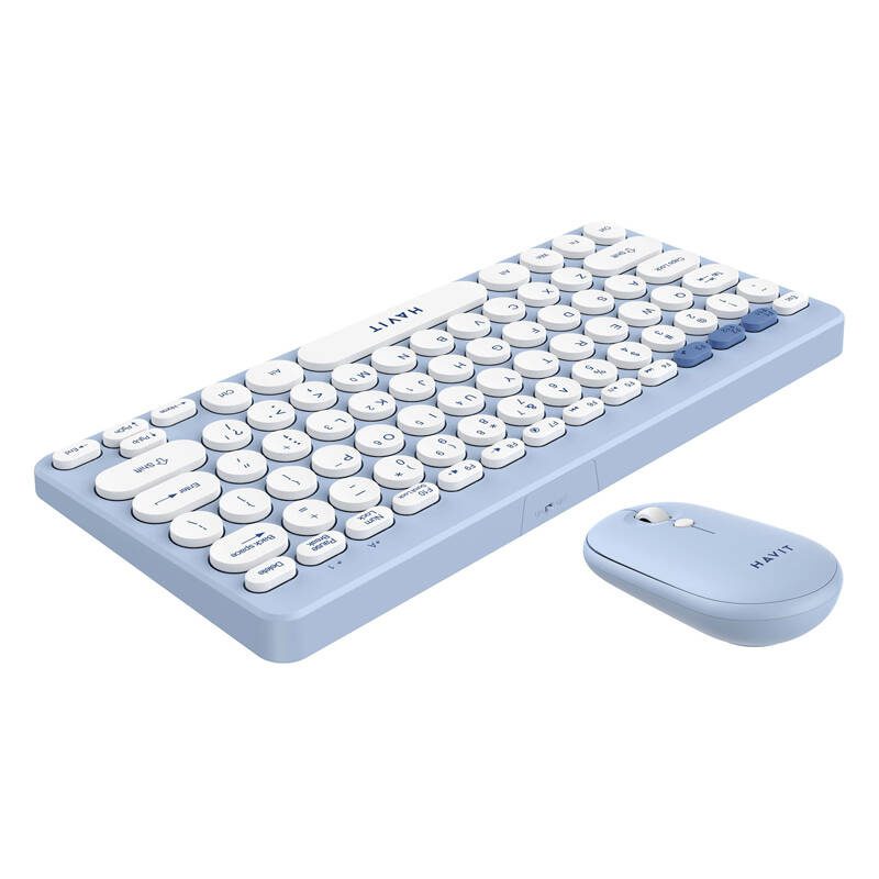 Havit KB279GCM wireless 2-in-1 gaming set keyboard + mouse (blue) (QWERTY) - Image 4