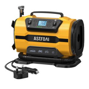 AstroAI ATJ-8366 150 PSI 12V DC/110V AC Portable Wheel Compressor