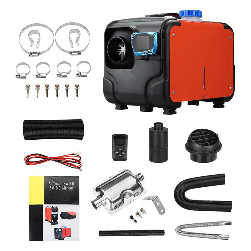 Parking heater Blitzwolf BW-AH-H2B, 5kw with AC input + adapter + controller with display - Image 6