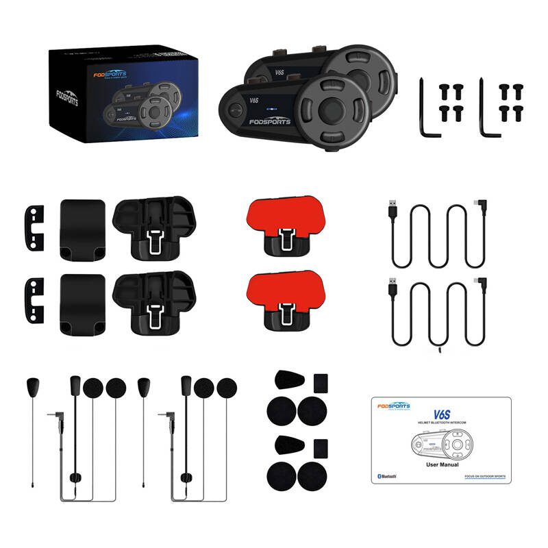 Fodsports V6S motorcycle intercom two-pack - Image 3