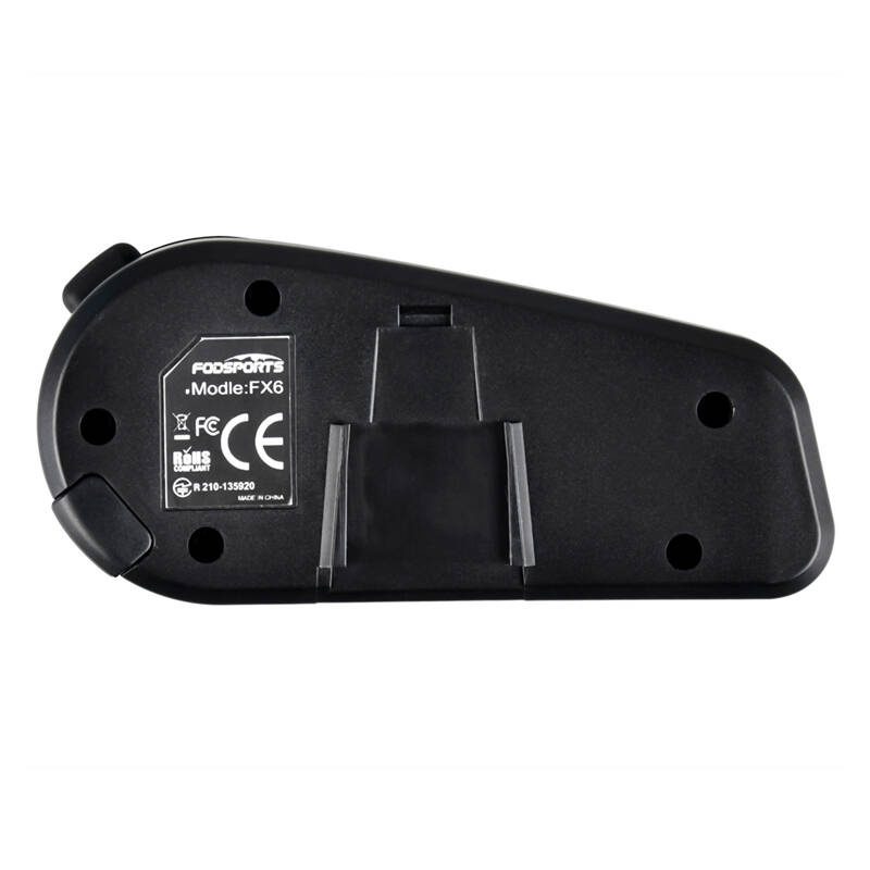 Fodsports FX6 motorcycle intercom two-pack (black) - Image 5