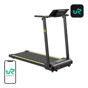 UREVO Foldi Mini folding electric treadmill (black and orange)