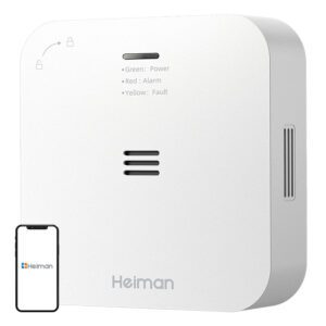 Wireless Alarm CO Heiman HM-720ES-W Interlinked