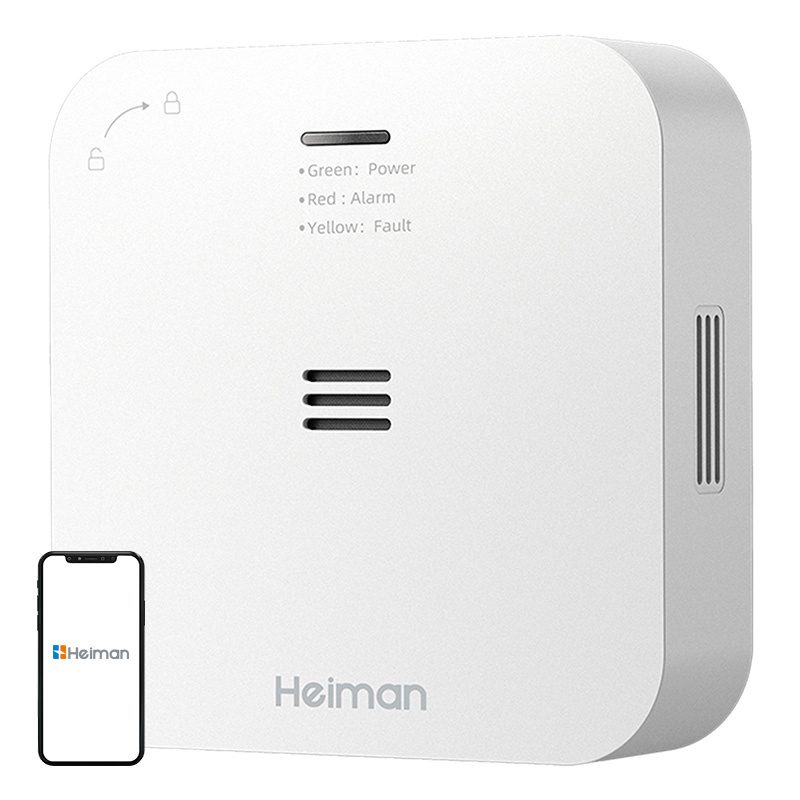 Wireless Alarm CO Heiman HM-720ES-W Interlinked