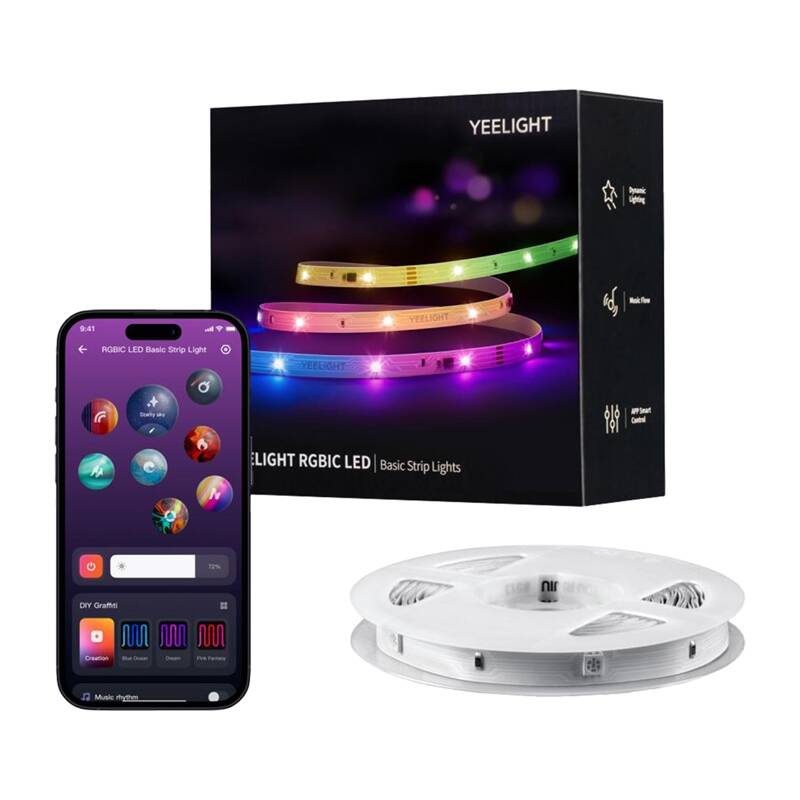 Pasek LED RGBIC Yeelight Led Basic Strip Lights 12m - Image 4