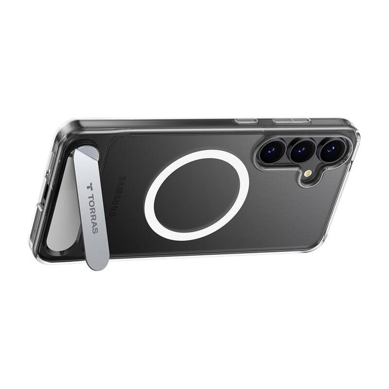 Torras Pstand Series phone case for Samsung S25 (transparent) - Image 2