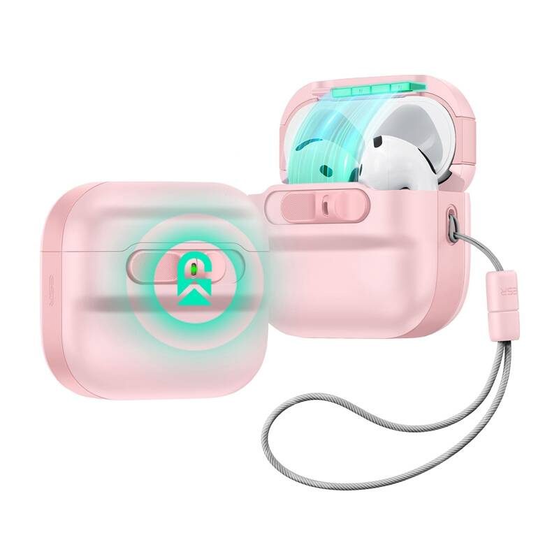 ESR Pulse protective case for AirPods 4 headphones (pink) - Image 3
