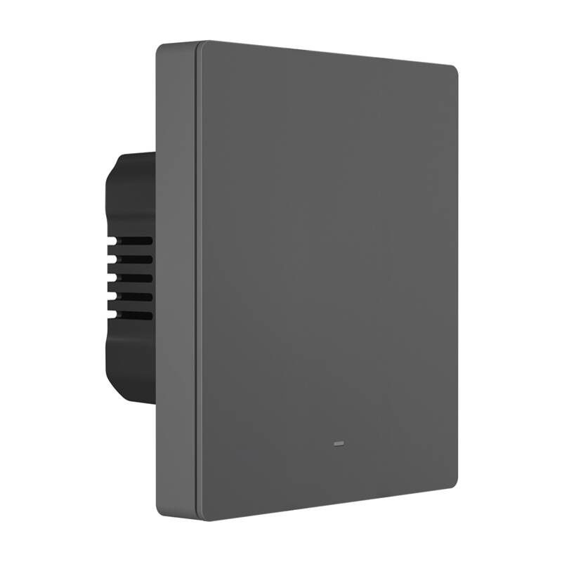 Smart WiFi wall switch SONOFF M5-1C-80 (1-channel, for frame, graphite) - Image 5
