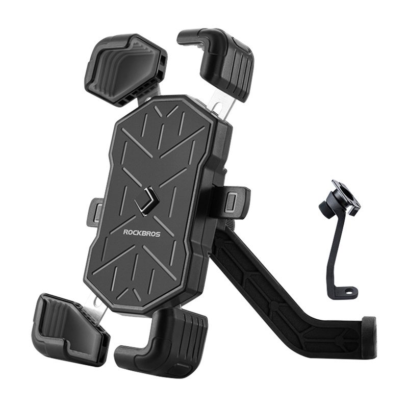 Rockbros HW-117 Bicycle Phone Holder (Black-Gray)