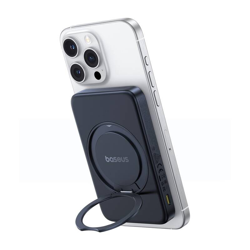 Baseus magnetic powerbank with stand PicoGo Qi2 5000mAh 20W - Image 2