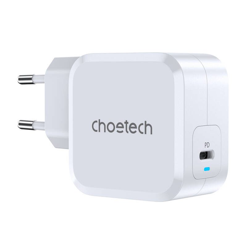 PD8007 USB-C PD45W power charger Choetech EU (white)
