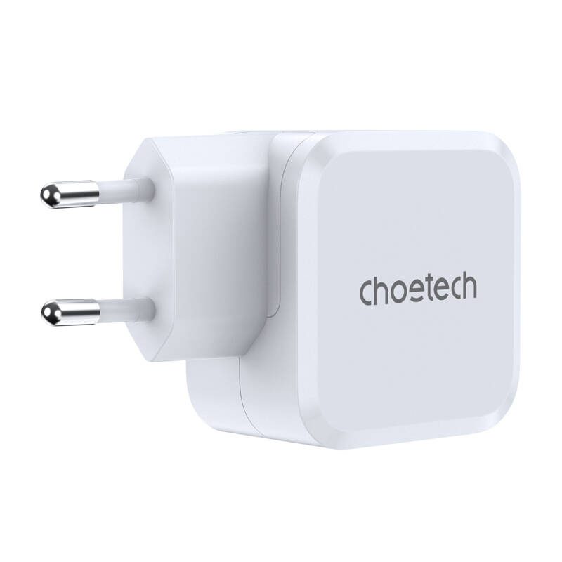 PD8007 USB-C PD45W power charger Choetech EU (white) - Image 2
