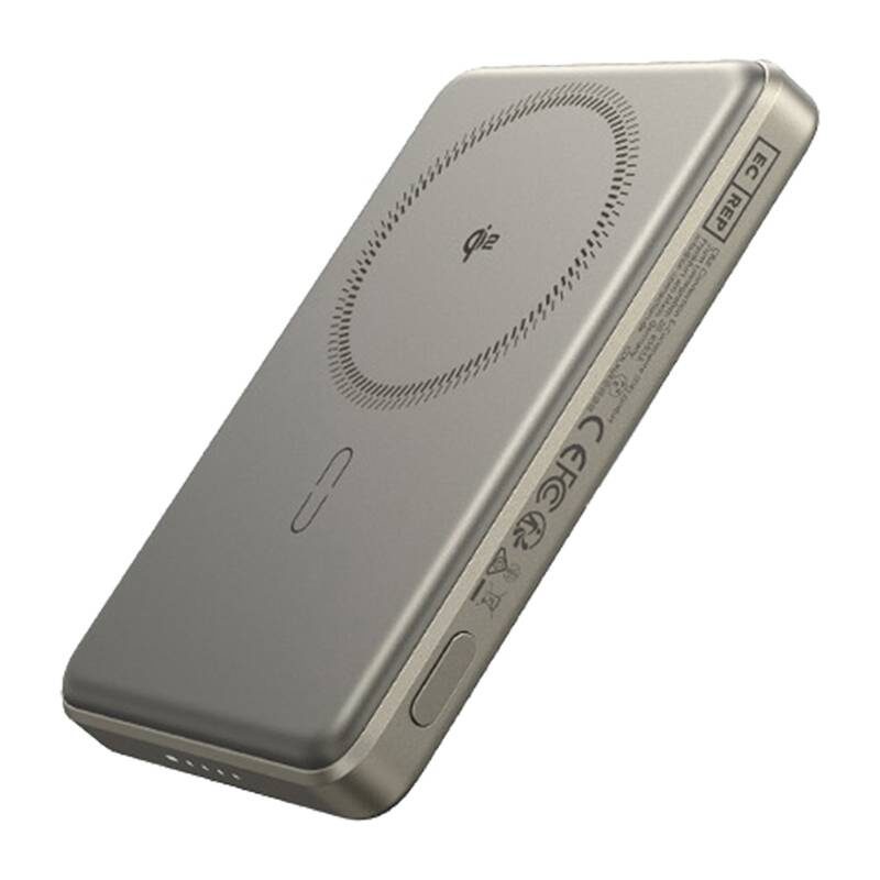 ESR Qi2 MagSlim 5000 mAh magnetic powerbank (sand) - Image 2