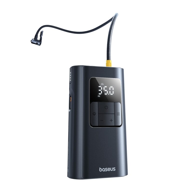 Baseus PrimeTrip VA1 2-in-1 pump with flashlight black - Image 4