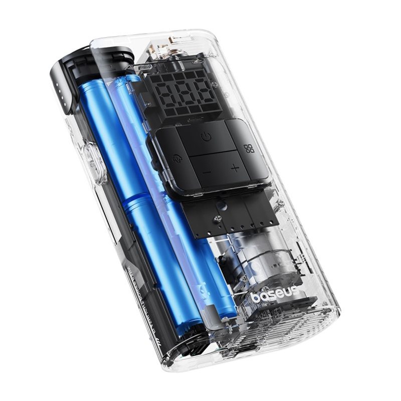 Baseus PrimeTrip VA1 2-in-1 pump with flashlight black - Image 6