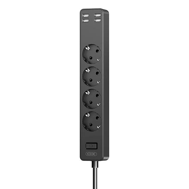 XO WL10 4USB 1.8m power strip (black)