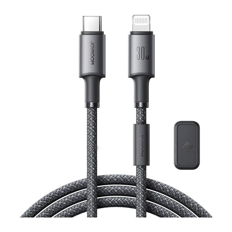 Joyroom 30W USB-C Lightning cable, 1.2m gray