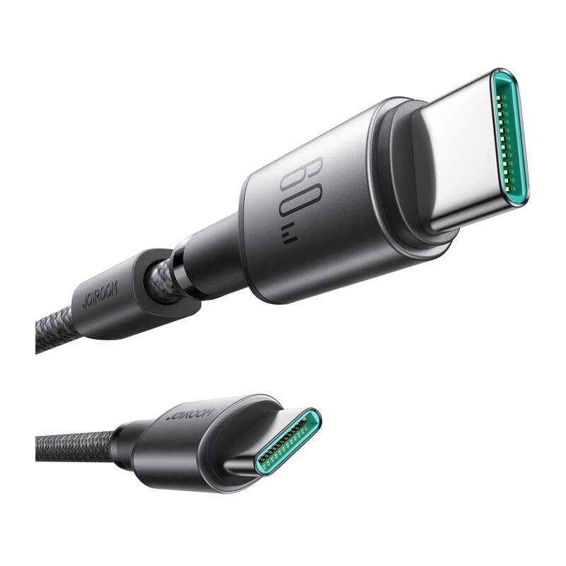 Cable USB-C - USB-C Joyroom S-A50, 60W, 1.2m szary - Image 4