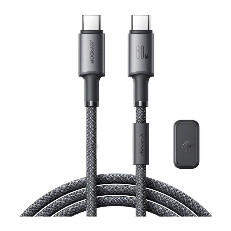 Cable USB-C - USB-C Joyroom S-A50, 60W, 1.2m szary