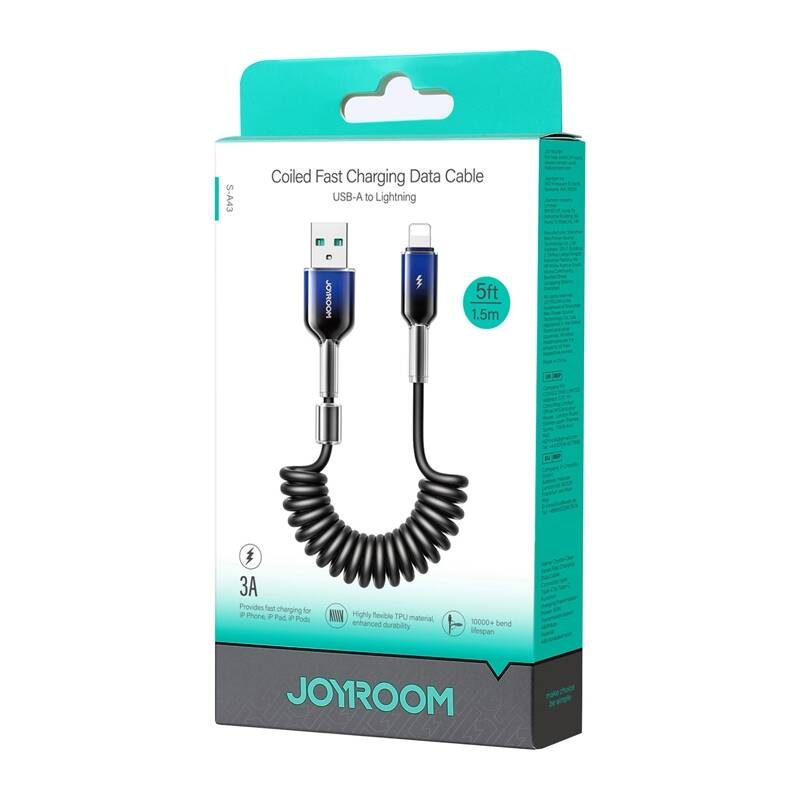 Cable USB-A Lightning Joyroom S-A43 1.5m (black) - Image 2