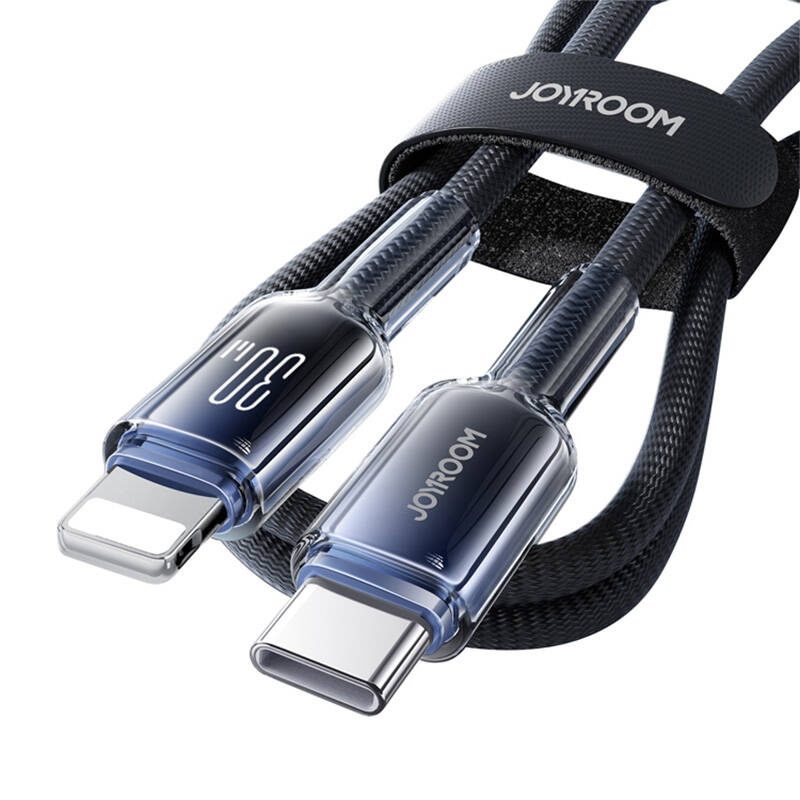 Cable USB-C Lightning Joyroom S-A42 30W 1.2m (black) - Image 3