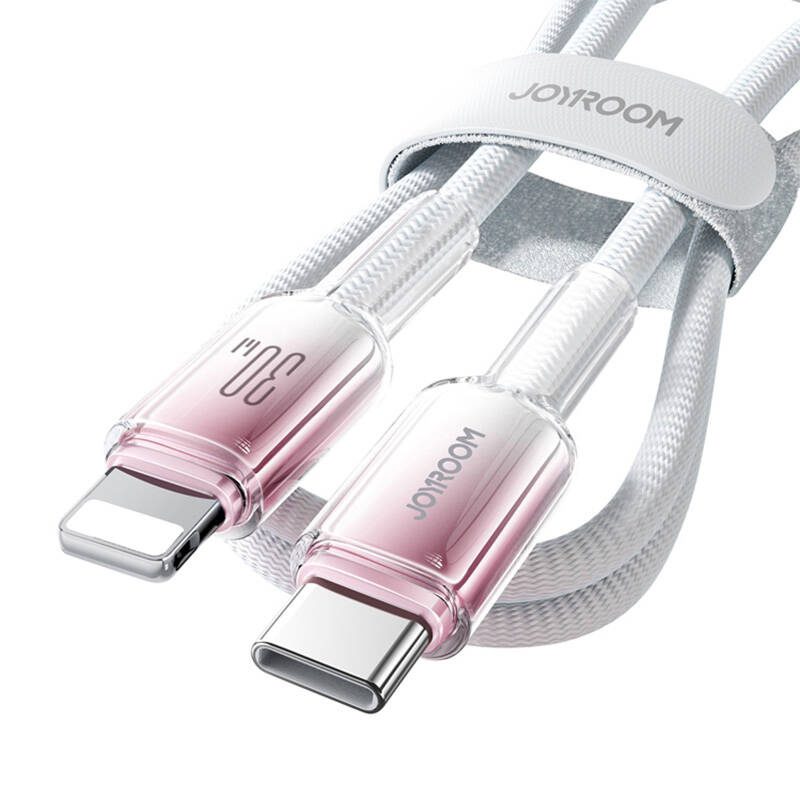 Cable USB-C Lightning Joyroom S-A42 30W 1.2m biały - Image 3