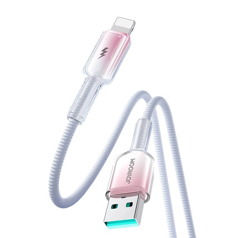 Kabel USB-A Lightning Joyroom S-A42 3A 1.2m biały - Image 2