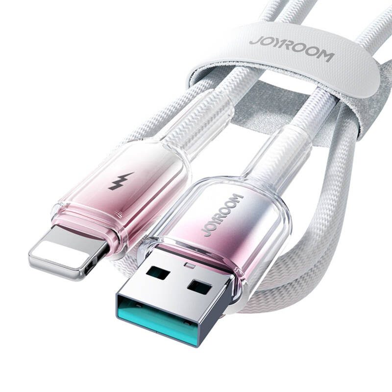 Kabel USB-A Lightning Joyroom S-A42 3A 1.2m biały - Image 3