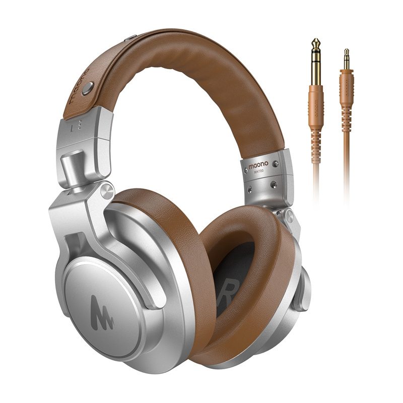 Maono MH700 studio headphones (silver) - Image 4