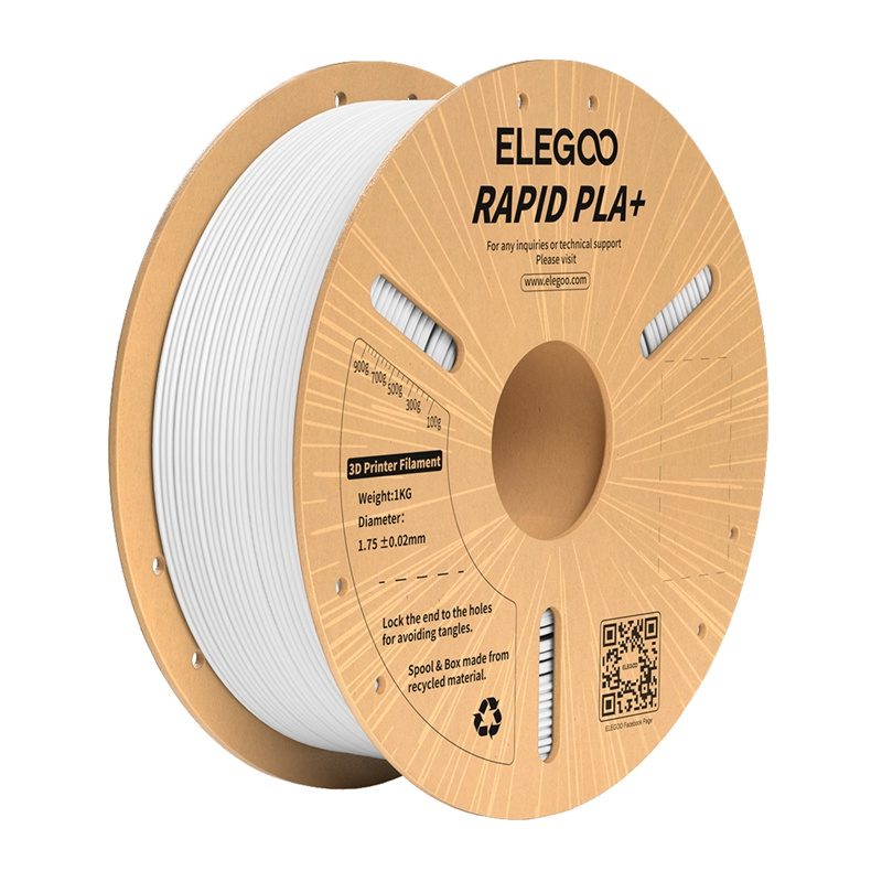 ELEGOO Rapid PLA+ Filament (White)