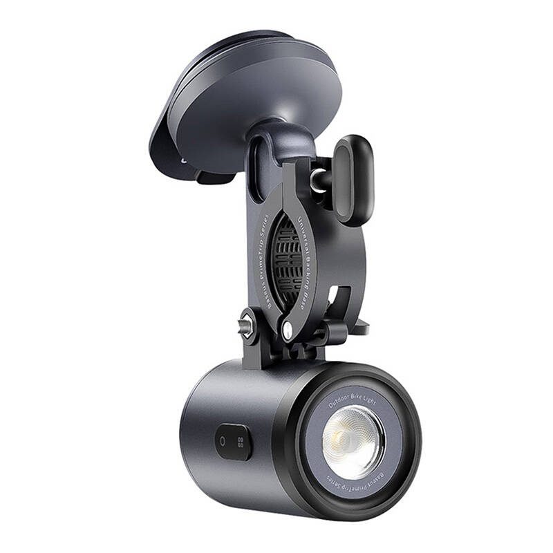 Baseus PrimeTrip 2-in-1 bike mount, phone holder + flashlight (black) - Image 6