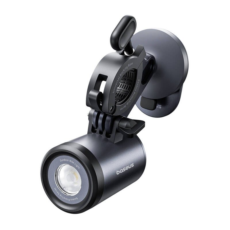 Baseus PrimeTrip 2-in-1 bike mount, phone holder + flashlight (black) - Image 5